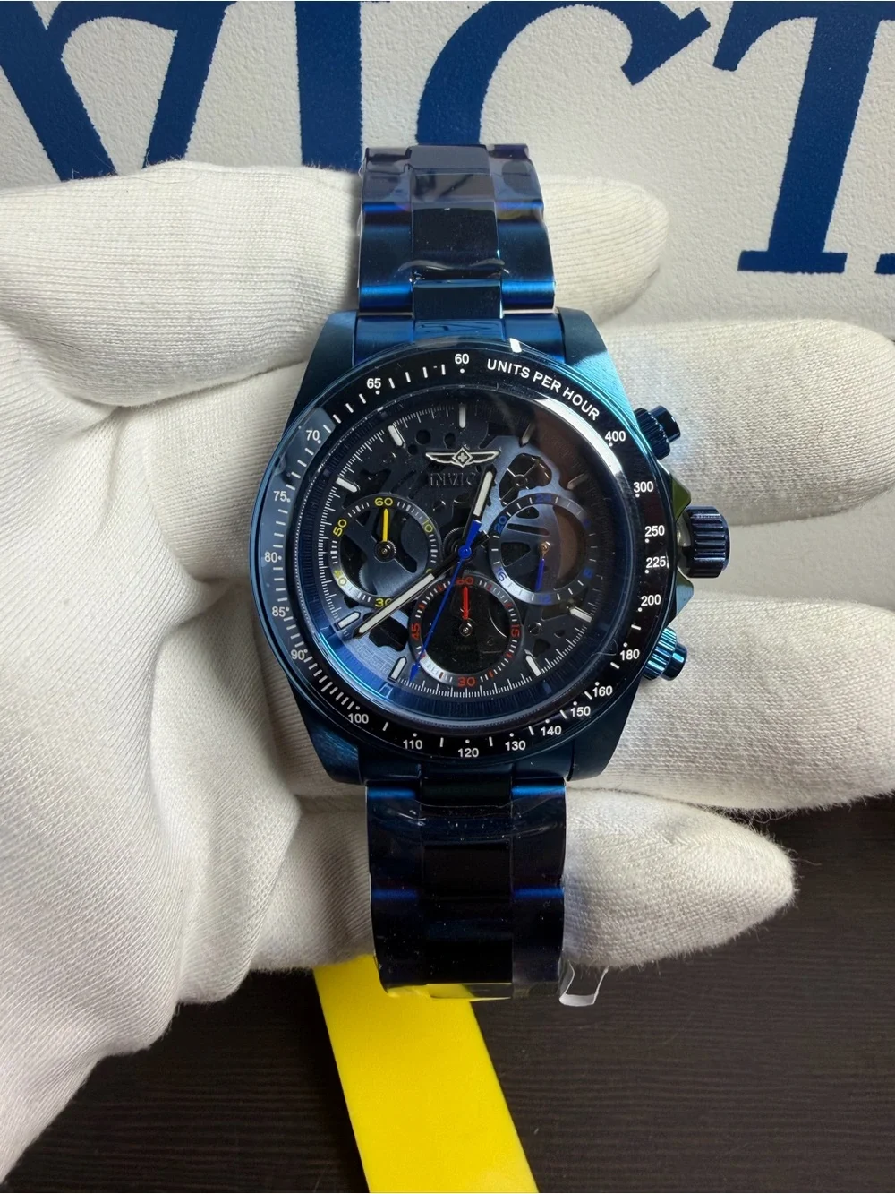 Invicta Speedway Stratacore Men's Watch - 40mm, Blue Label (51031)